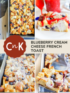 Blueberry Cream Cheese French Toast Casserole Pinterest Pic