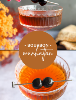 Bourbon Manhattan Pinterest Graphic