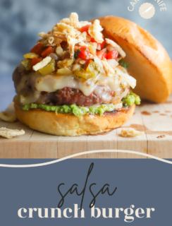 Salsa Jalapeño Crunch Burger Pinterest Picture