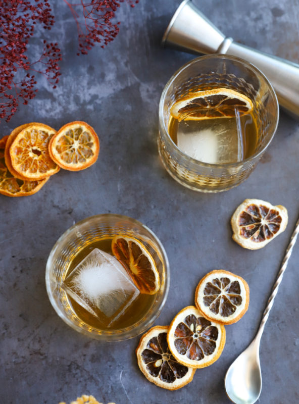 Image of old fashioned in glass