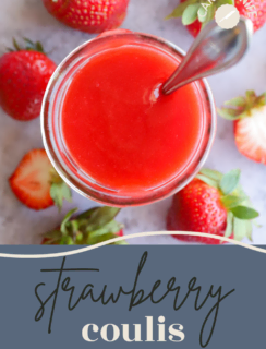 Strawberry Coulis Pinterest Picture