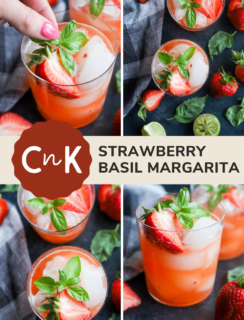 Strawberry Basil Margarita Pinterest Pic