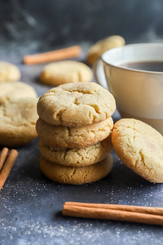 Image of cookies with cinnamon and coffee