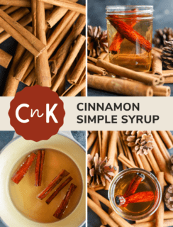 Cinnamon Simple Syrup Pinterest image