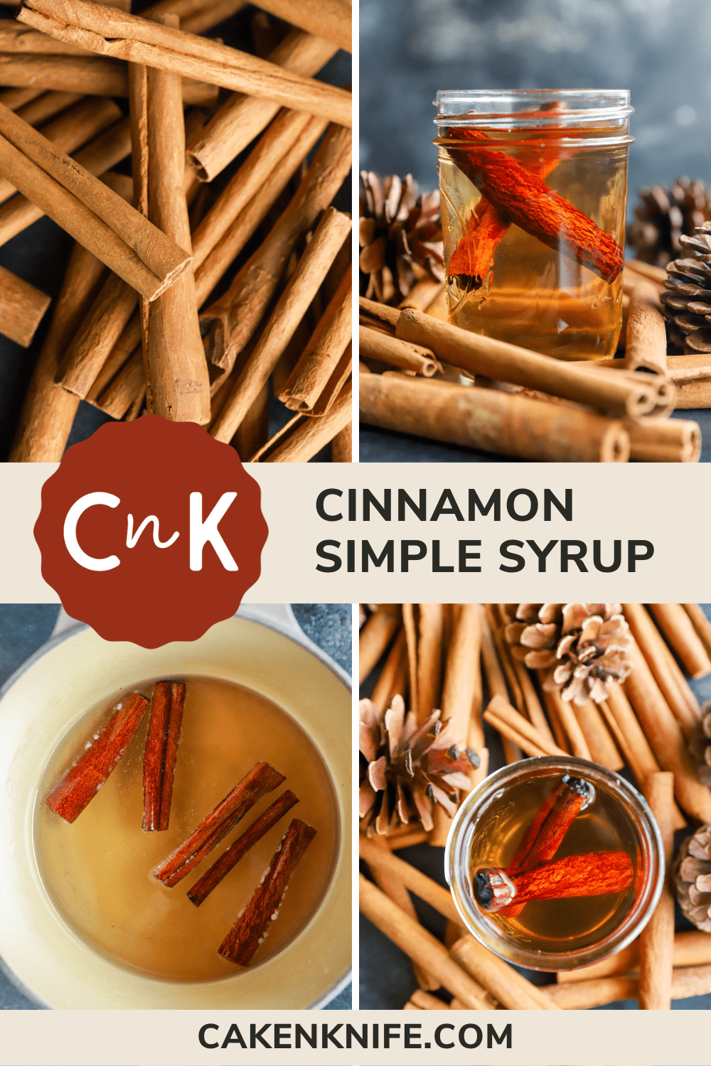 Cinnamon Simple Syrup Cake 'n Knife