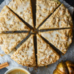 Slices of cake with spices and cinnamon