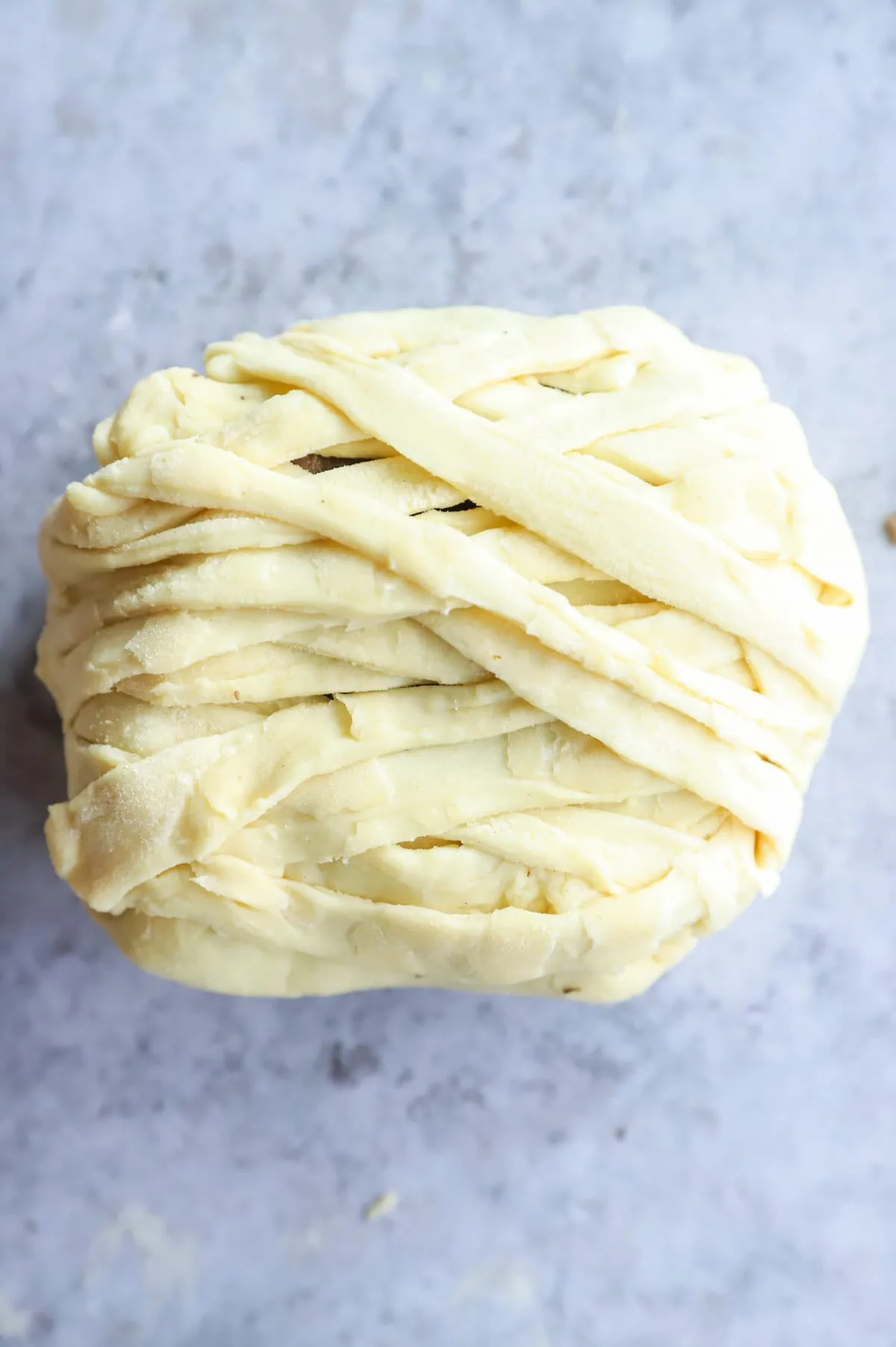 Image of mummified sirloin wellington before baking