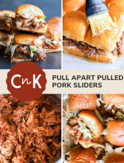 BBQ Pulled Pork Sliders with Apple Coleslaw Pinterest Picture