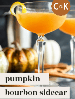 Pumpkin Bourbon Sidecar Pinterest Picture