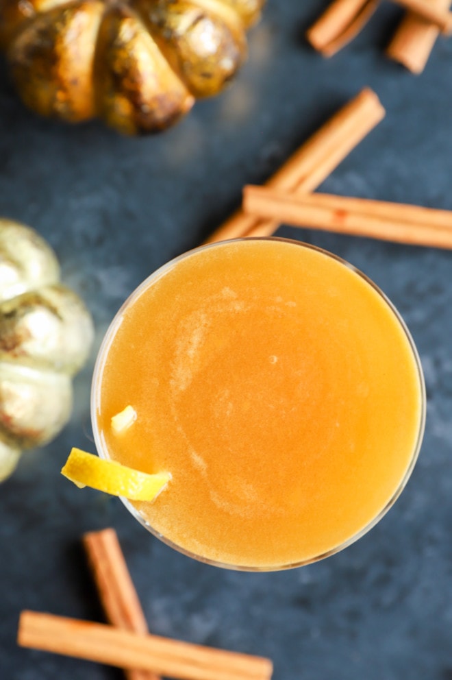 Image of pumpkin spice bourbon cocktail