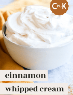 Cinnamon whipped cream pinterest photo
