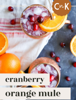 Cranberry Orange Moscow Mule Pinterest Image