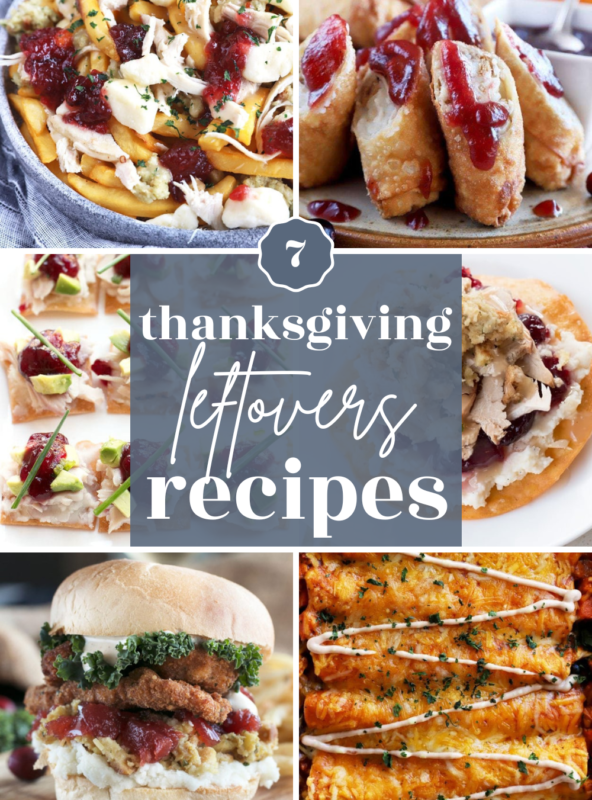 7 Thanksgiving Leftovers Recipes round up image