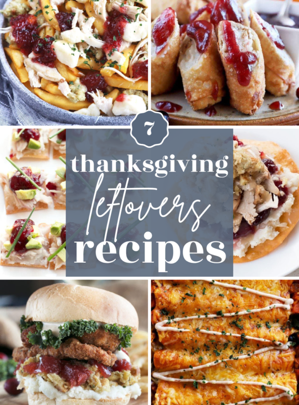 7 Thanksgiving Leftovers Recipes round up image