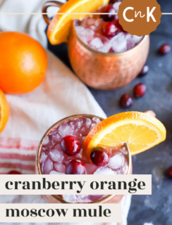 Cranberry Orange Moscow Mule Pinterest Image