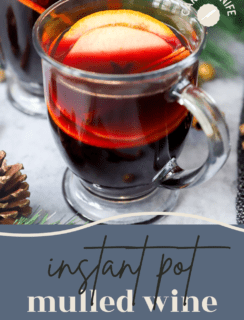 Instant Pot Mulled Wine Pinterest Image