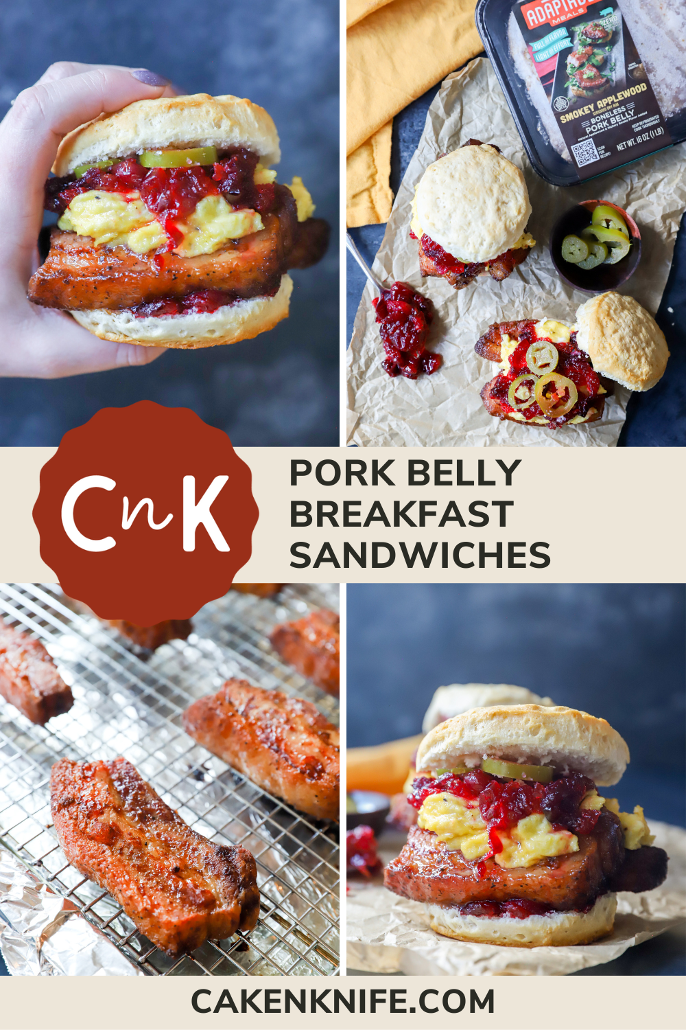 Pork Belly Breakfast Sandwich | Cake 'n Knife