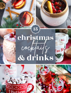 15 Christmas cocktails and christmas drinks recipes pinterest image