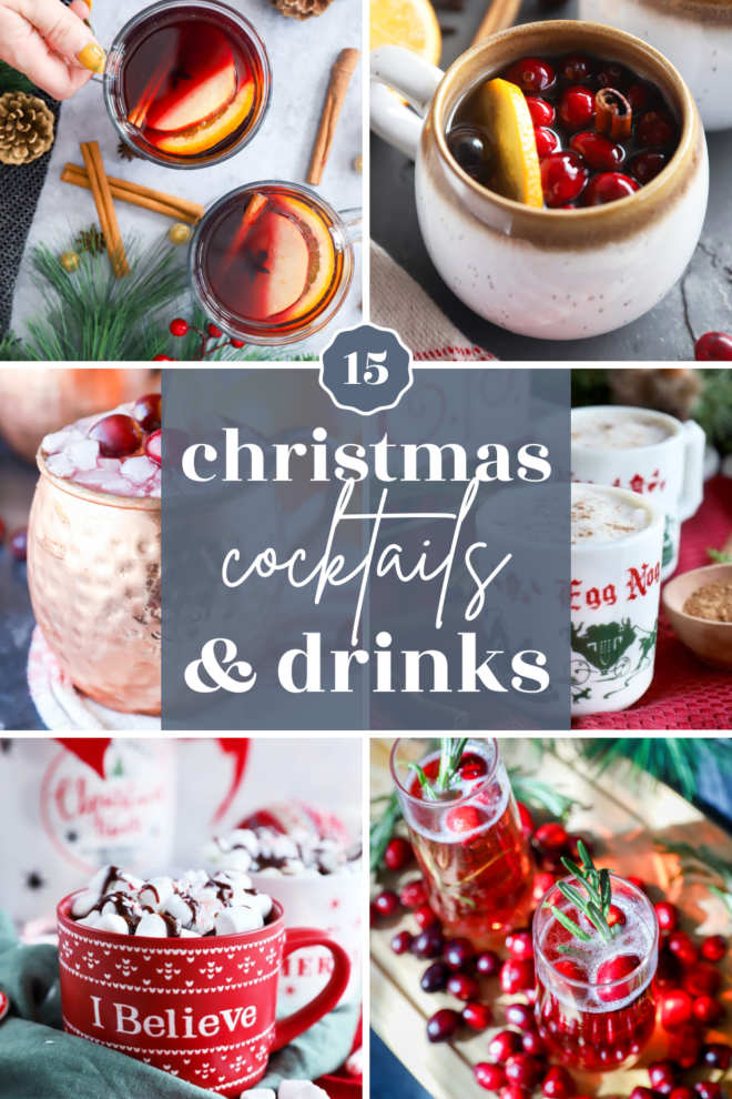 15 Christmas cocktails and christmas drinks recipes pinterest image