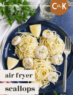 air fryer scallops pinterest picture