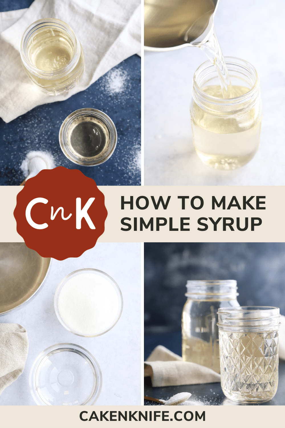 How to Make Simple Syrup Cake 'n Knife