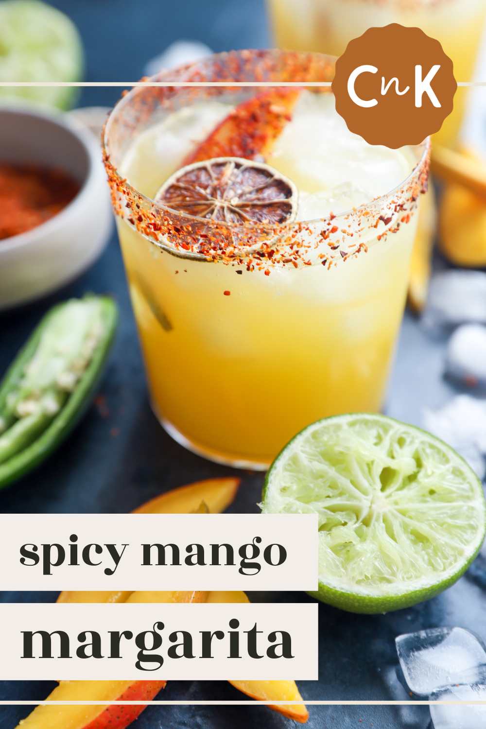 Spicy Mango Margarita Cake 'n Knife