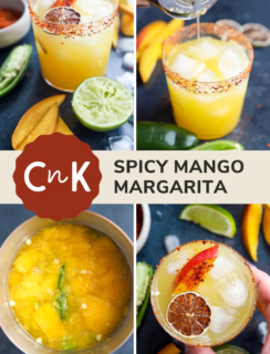 Spicy Mango Margarita Pinterest Graphic