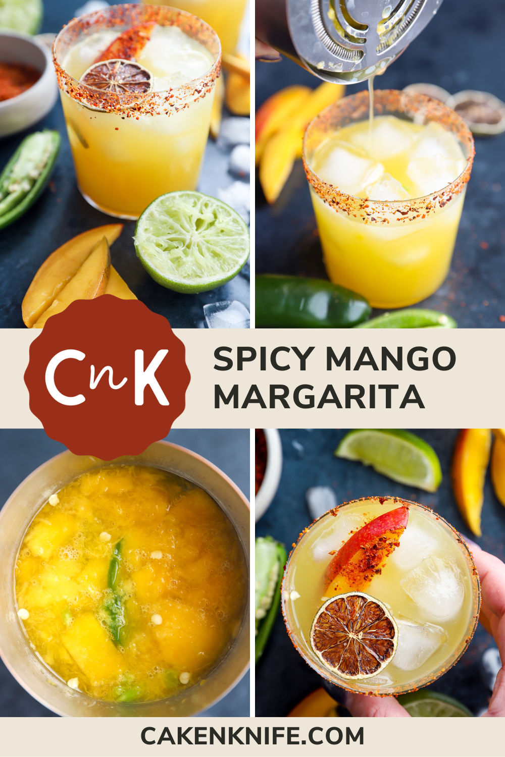 Spicy Mango Margarita Cake 'n Knife