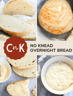 Overnight No Knead Bread Pin Picture