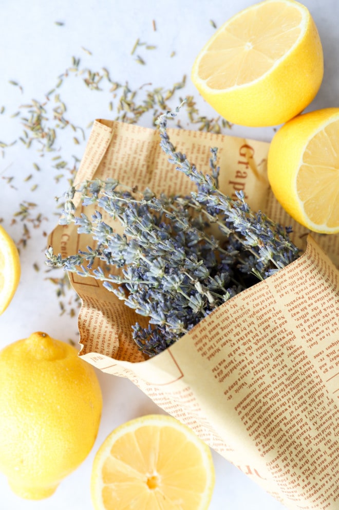 Picture of flowers and lemons
