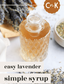 Lavender Simple Syrup Pin Image