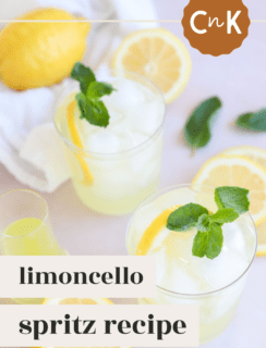 Limoncello Spritz pinterest image