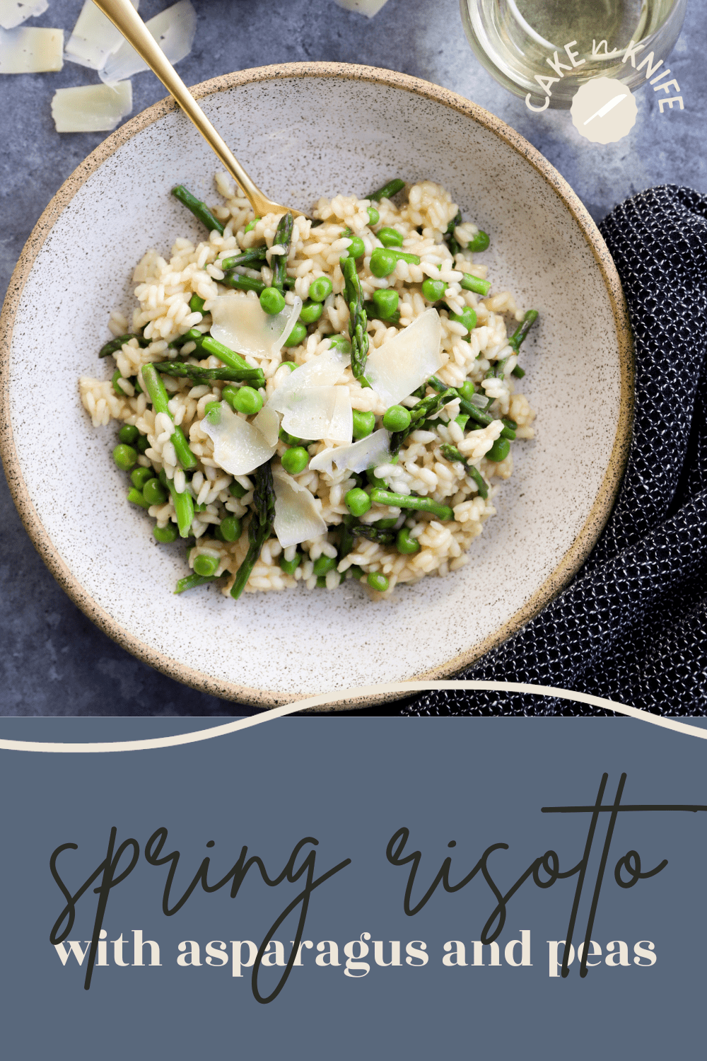 Easy Risotto with Asparagus and Peas Cake 'n Knife