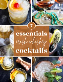 Pinterest image for 7 essential irish whiskey cocktails to make now