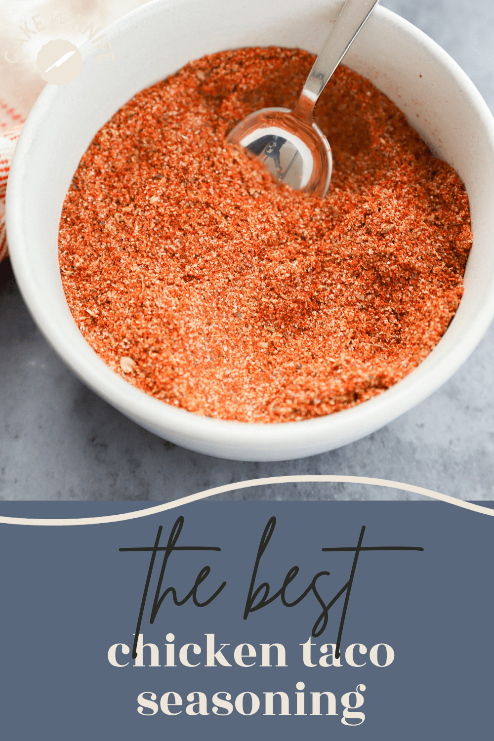 The Best Chicken Taco Seasoning Cake 'n Knife
