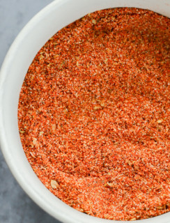 Picture of chicken taco seasoning mix in a bowl