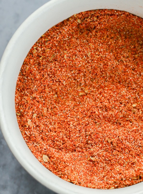 Picture of chicken taco seasoning mix in a bowl