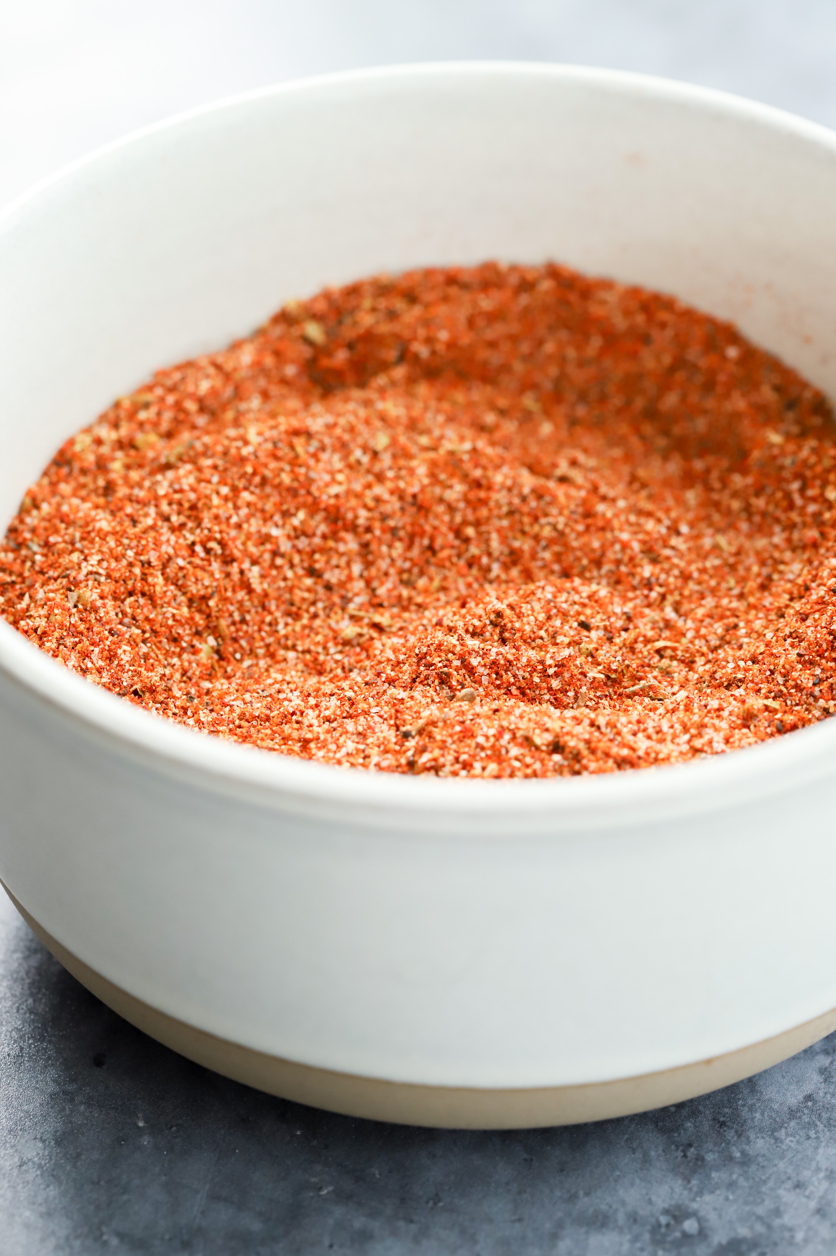 Seasoning mix in a bowl for tacos image