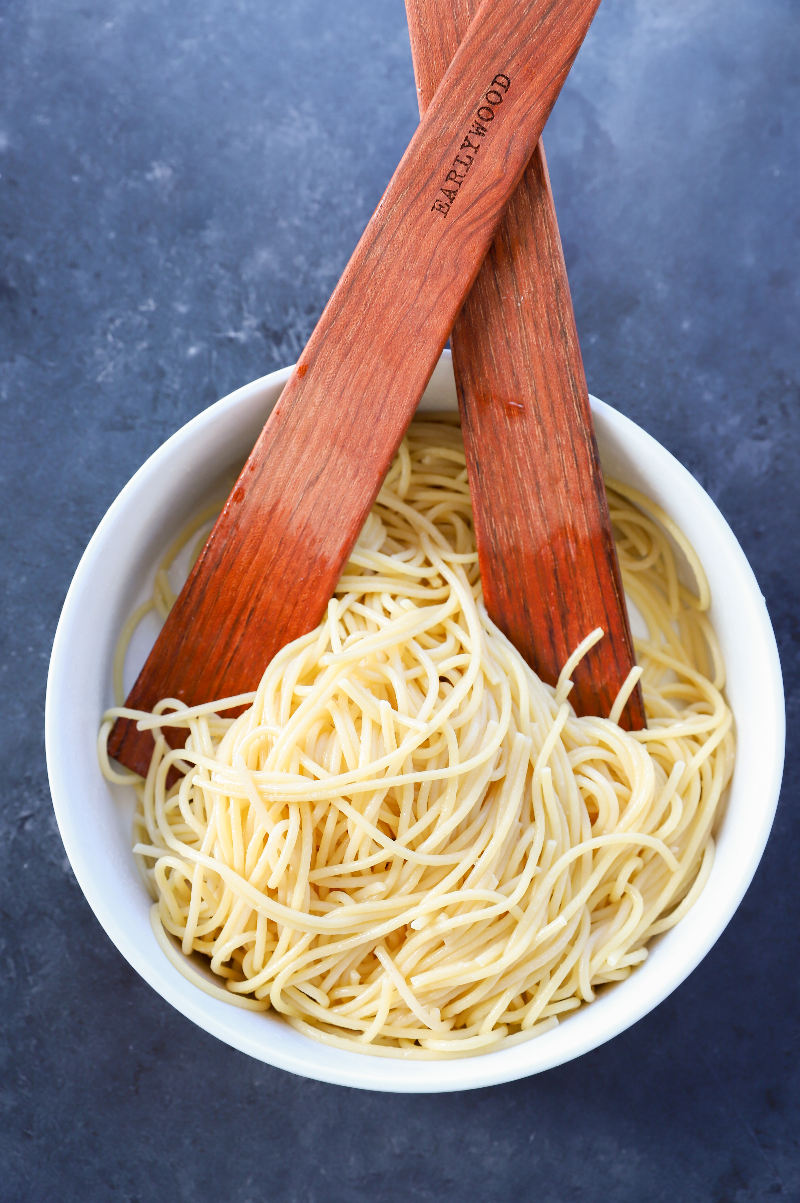 Picture of pasta in a bowl with butter
