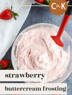 Strawberry frosting pin picture
