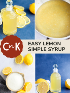 Lemon Simple Syrup Pinterest Picture