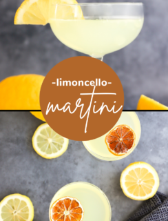 Limoncello Martini Pinterest Graphic
