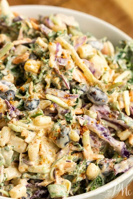 creamy mexican kale slaw image