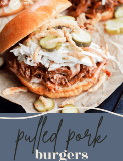 Pulled pork sandwich Pinterest image