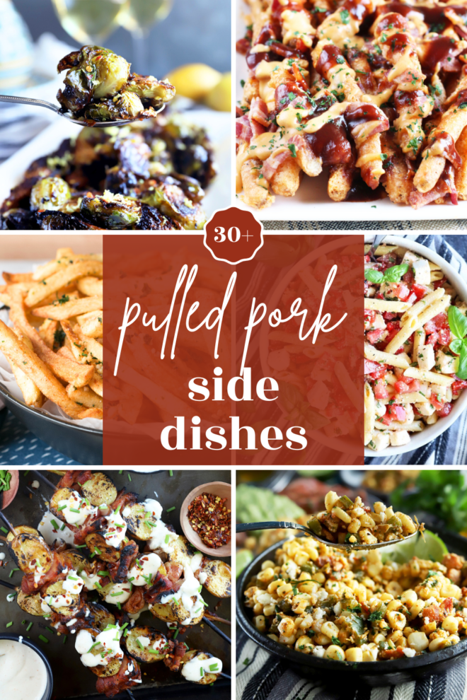 Pulled Pork Side Dishes Round Up Pinterest Image