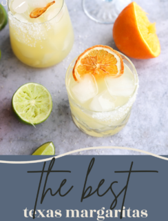 Texas margarita pinterest graphic