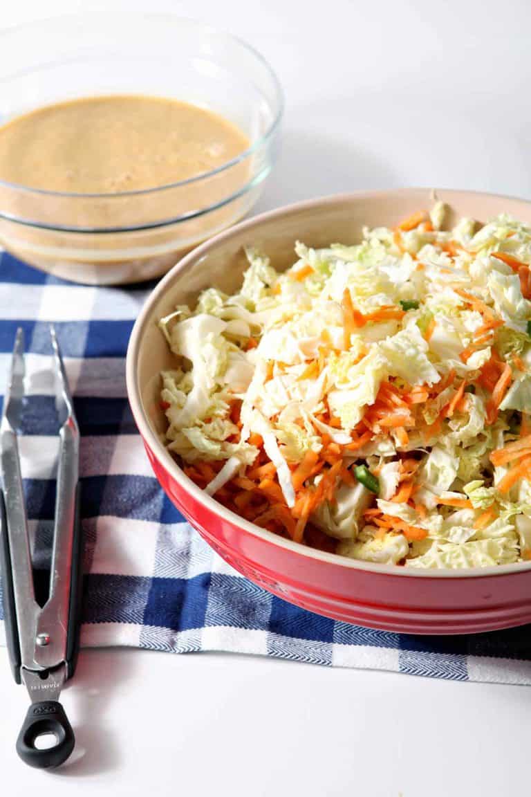 no mayo coleslaw with honey mustard dressing image