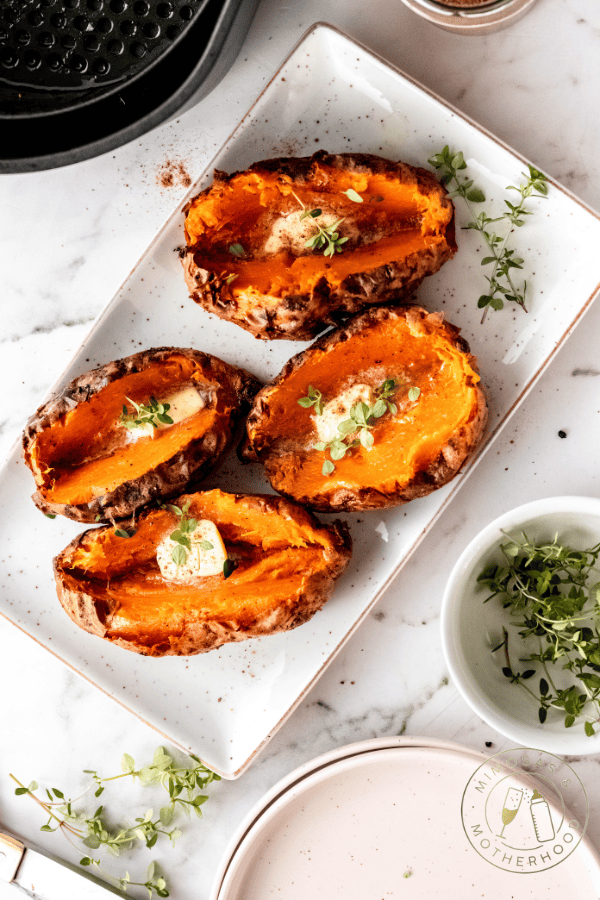 air fryer sweet potatoes image