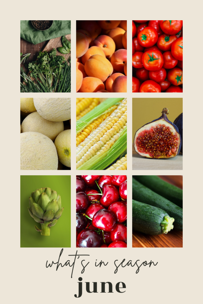 what's in season in june produce image
