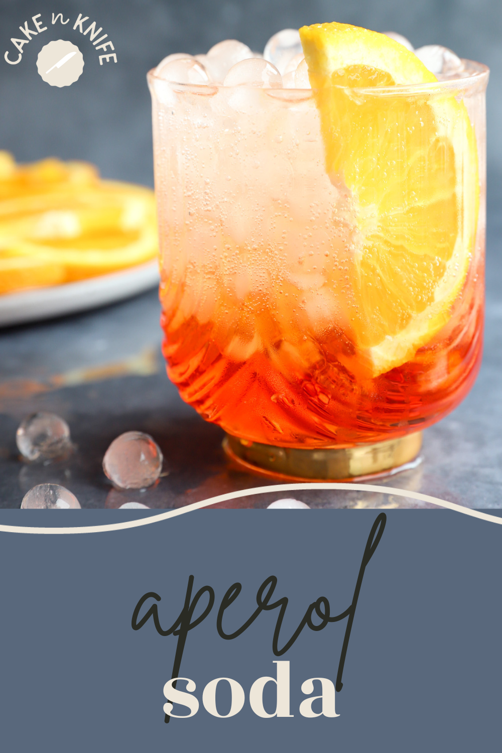 Aperol Soda cocktail pinterest graphic